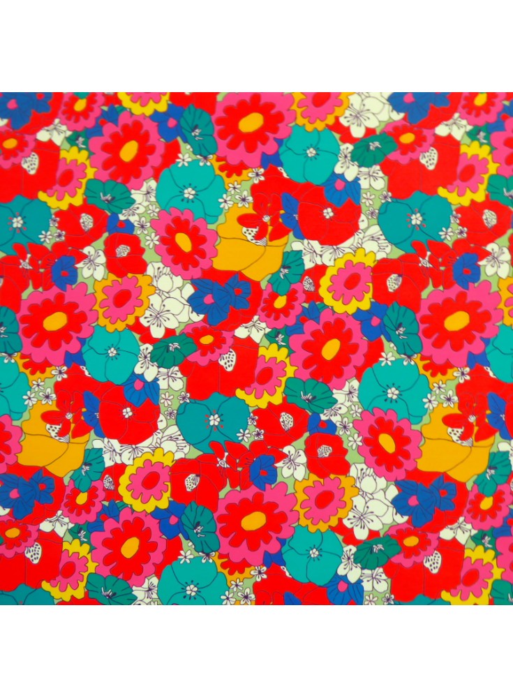 Mantel multicolor Katy, verde