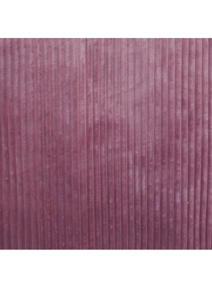 Striped Faux Fur, Old Rose