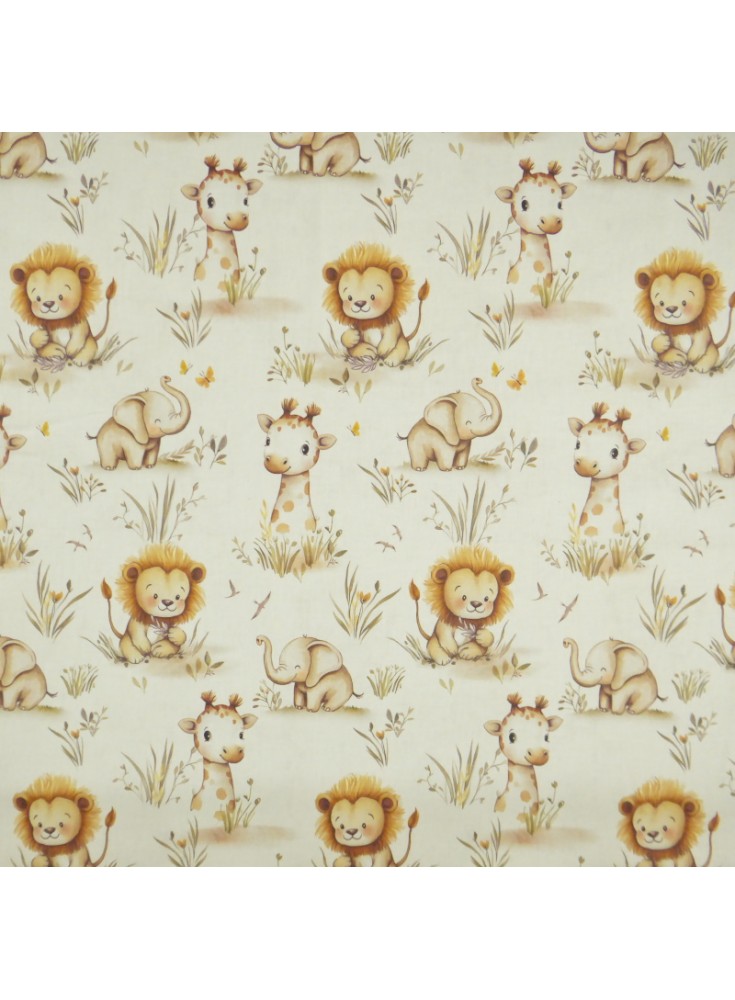 Algodon Lion Meltem Blanco/Caramelo