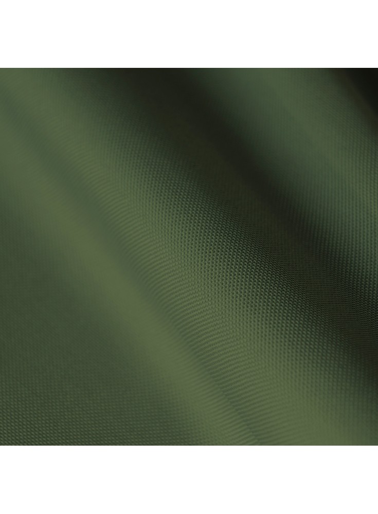 Lona verde revestida para uso exterior.
