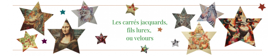 Cuadrados para cojines - Créa'Tissus St Gaudens -